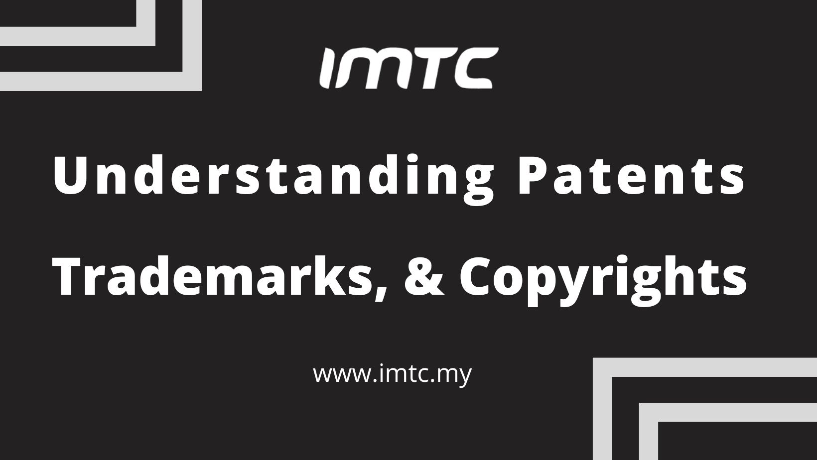 Understanding Patents, Trademarks, And Copyrights • Training Center In ...